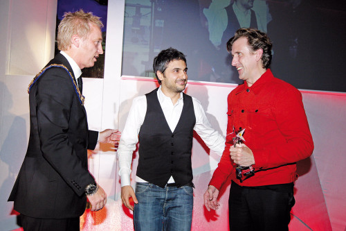 Mark Hayes prilkom dodjele nagrade za frizera godine udruge Fellowship for British Hairdressing