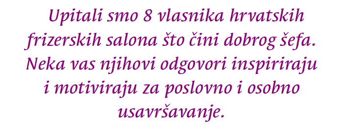 Što čini dobrog šefa